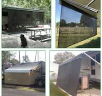 Tentproinc - Toldo Para Caravana, 7 Pies X 18 Pies, 3 Pulgadas (bandera  Americana), Color Negro, Malla Para Caravana, Toldo Para Remolque,  Bloqueador ...