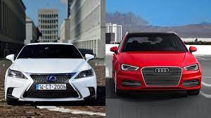 2016 Lexus Ct 200h Vs 2016 Audi A3 E Tron Http Youtube Com Carsbestvideos2 More Http Howtocomparecarinsurance Net Audi Audi A3 New Cars