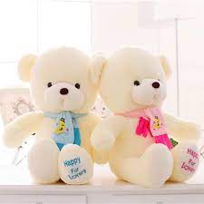 Lovely Stuffed Toys 30 45 65cm Giant Stuffed Teddy Bear Plush Toys With Scarf Cheap Teddy Bear Christmas Vale Cheap Teddy Bears Bear Plush Toy Teddy Bear Plush