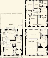 Hart House Mansion Floor Plan Floor Plans Vintage House Plans