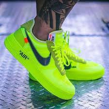 Nike Air Force 1 Low Off White Black White 2 0 Nike Off White X Air Force 1 Low Volt 2 0 Stylediaries Lifestyleblogger Lifestyleblog Mensfash Sneakers Men Fashion Off White Shoes Sneakers Fashion