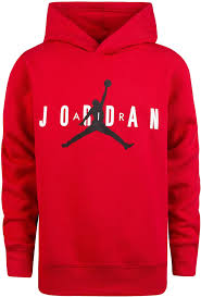 Air Jordan Hoodie Black And Red Jordan Boys Air Fleece Hoodie Fleece Hoodie Jordan Sweatshirt Trendy Hoodies