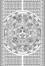 Stylized Aztec Calendar Stock Vector Sponsored Aztec Stylized Calendar Vector Ad Aztec Calendar Mayan Art Free Vector Graphics