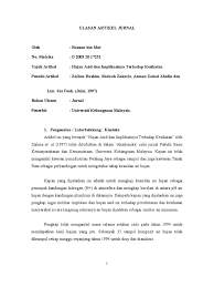 1) mengenalpasti cara tarian tersebut dilakukan 2) menyenaraikan berapa ramai penari yang akan digunakan didalam tarian tersebut 3) membandingkan tarian ala canggung di negeri perlis dengan. Ulasan Artikel Jurnal
