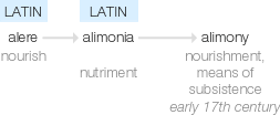 | meaning, pronunciation, translations and examples. ÙÙŠ Ø§Ù„Ø¹Ø±Ø¨ÙŠØ© Ù‚Ø§Ù…ÙˆØ³ Ø§Ù„ØªØ±Ø¬Ù…Ø©alimony Ù…Ø§ Ù‡Ùˆ Ù…Ø¹Ù†Ù‰ ÙƒÙ„Ù…Ø© Alimony Ù…Ø§Ø°Ø§ ØªØ¹Ù†ÙŠ