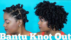 Work with the end of the comb to divide your hair into even, clearly divided sections. My First Bantu Knot Out Tutorial 4a 4b 4c Hair Friendly Youtube