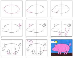 Almost files can be used for commercial. How To Draw A Pig Art Projects For Kids