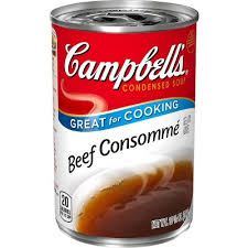 Make this simple cream soup base to use in your main dish and side dish casseroles instead of condensed cream soups. Campbell S Condensed Beef Consomm Soup 10 5oz Target