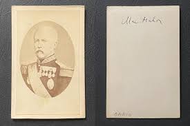 Élu le désignation le 25 mai 1873 par l'assemblée. Le Marechal Comte Patrice De Mac Mahon Duc De Magenta Circa 1870 Von Photographie Originale Original Photograph 1870 Fotografie Photovintagefrance