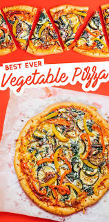 this classic veggie pizza recipe is loaded with colorful roasted vegetables vegetarian piz veggie pizza recipe vegetarian pizza recipe vegetable pizza recipes