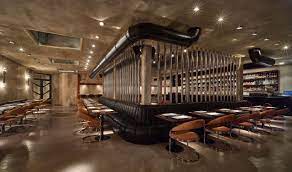 an industrial touch of the disco decade at dash kitchen in turin yatzer industrial style kitchen turin restaurant