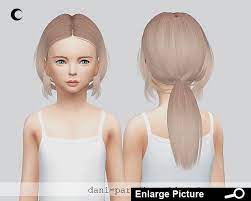 Kalewa A Chloe Child Haar Nachstrukturiert Sims 4 Kids Hairstyles Sims 4 Sims 4 Children