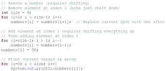 The operations can be performed as Cosc 123 Lab 8