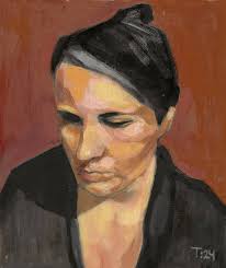 The Opera Singer (Nellie Shaw) Drawing by Tore Bahnson