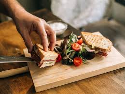Any mix of roasted veggies, fresh tomatoes, fresh greens (the darker, the better), sliced red onion, sliced cucumbers, and sliced peppers are all good choices. Ways To Make Your Sandwiches Healthier