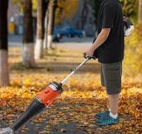 52cc Gas Power Hand Held Sweeper Broom Driveway Turf ...