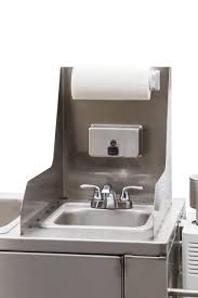 4 bowl cleanup sink (trailer mounted