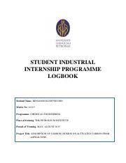 An it intern cover letter highlights desired qualities for a position. Logbook Ver2 3 Docx Student Industrial Internship Programme Logbook Student Name Mohd Fadhil Bin Musbah Matric No 21800 Programme Civil Course Hero
