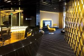 The Pko Bank Polski Interior Design Lobby Interior Design Bank Design Lighting Design Interior