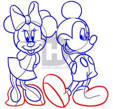 Every single day, this courageous mouse has to overcome a number of obstacles and fight the craziest enemies to. Easy Mickey Mouse And Minnie Mouse Drawing Drawing Tutorial Easy