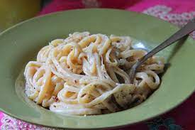 White Sauce Pasta Recipe Spaghetti In White Sauce Recipe Yummy Tummy White Sauce Recipes White Sauce Pasta White Pasta Sauce Recipe