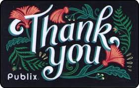 Until you are able to do so, refer to the two great ways to figure out the answer to this question. Gift Card Thank You Publix United States Of America Publix Col Us Publix Sv1800715