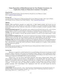Reliable tech devices for mass markets; Pdf Value Proposition Of Halal Restaurants For Non Muslim Consumers An Exploratory Study On Malaysian Consumers Perception