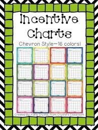 Incentive Charts Chevron Style Classroom Incentives