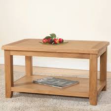 An oak coffee table makes the perfect storage facility and can also double as a stylish focal point, adding both character and functionality to you space. Chester Oak Coffee Table With Shelf