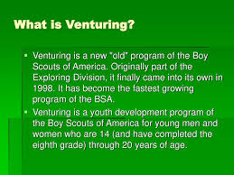 How to start a bsa venturing crew. Boy Scout Troops Venturing Crews Ppt Download