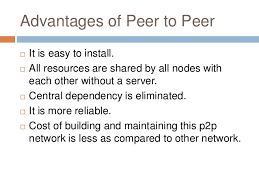 In a p2p network, files are shared between the different computers. Peer To Peer System