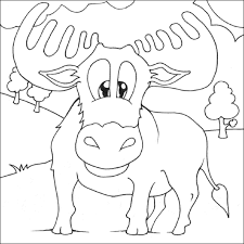 Moose coloring pages for kids online. Moose Coloring Page Animals Town Animals Color Sheet Moose Printable Coloring