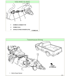 Speed Sensor Graphic Chevy Silverado 1500 Chevy Silverado 1500 4x4 1994 Chevy Silverado