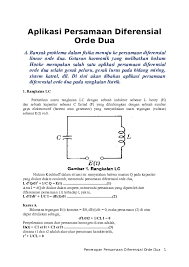 Maybe you would like to learn more about one of these? Doc Aplikasi Persamaan Diferensial Orde Dua Rio Satriyantara Academia Edu