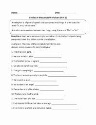 Simile Metaphor Personification Worksheet Awesome 13 Best Of Personification Printable Wor In 2020 Similes And Metaphors Simile Worksheet Figurative Language Worksheet
