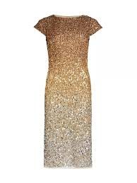 Shop Theia Irma Sequin-Embroidered Dress