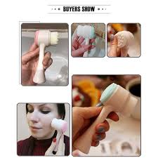 Then work the brush around each area of your face as above, but this time in circular motions. Dual Double Sided Manual Silicone Facial Cleansing Brush Wholesale