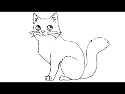 رسم قطة كيف ترسم قطة خطوة بخطوة للمبتدئين رسم سهل how to draw a cat step by step easy drawing youtube in 2021 animal drawings animals art