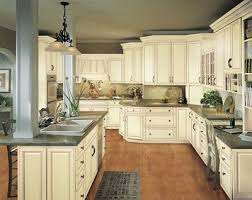 Kitchen Example Displaying The Armstrong Cabinet Style Waverly With The Vanilla Cream T Espresso Kitchen Cabinets Cream Kitchen Cabinets Kitchen Cabinet Styles