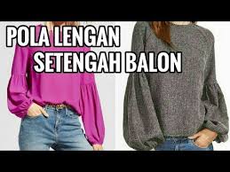 Langkah selanjutnya apabila sudah mendapatkan ukuran dari baju maka tinggal membuat pola dasar. Model Baju Gamis Brokat Lengan Balon Hijabfest