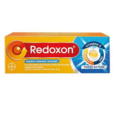 Redoxon Triple Action Vitamina C D și Zinc 10 Comprimate Farmacia Tei