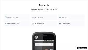 Motorola Quench XT5 XT502 / Greco Full ...