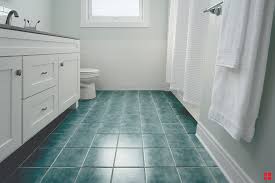 For starters, painting is no longer restricted just to wood floors—concrete and linoleum are also good candidates for a paint. Diy Painted Bathroom Floor