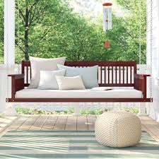 Outdoor daybed swing diy shelf ideas. Rosecliff Heights Quandro Day Bed Porch Swing Reviews Wayfair