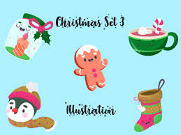 Download Christmas Vector Bundle Set For Kids 3 Graphic By Vijackstudio Creative Fabrica SVG Cut Files