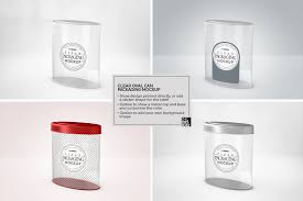 04 Clear Container Packaging Mockups Packaging Mockup Clear Container Food Mockup