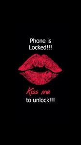 Kiss Me To Unlock Screen Lock Screen Wallpaper Android Funny Lock Screen Wallpaper Lock Screen Wallpaper