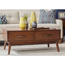 A black metal frame adds style and durability to this coffee table with a lift top. Draper Mid Century Modern Cocktail Table By Pulaski Furniture Furniturepick