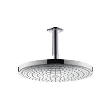 The best shower head is needed for a complete shower experience. Hansgrohe Raindance Select 27337000 Raindance Select S 300 2jet Overhead Shower With Ceiling Connector 100 Mm Chrome