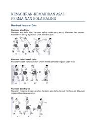 Kemahiran asas bola baling group 3 : Kemahiran Kemahiran Asas Permainan Bola Baling